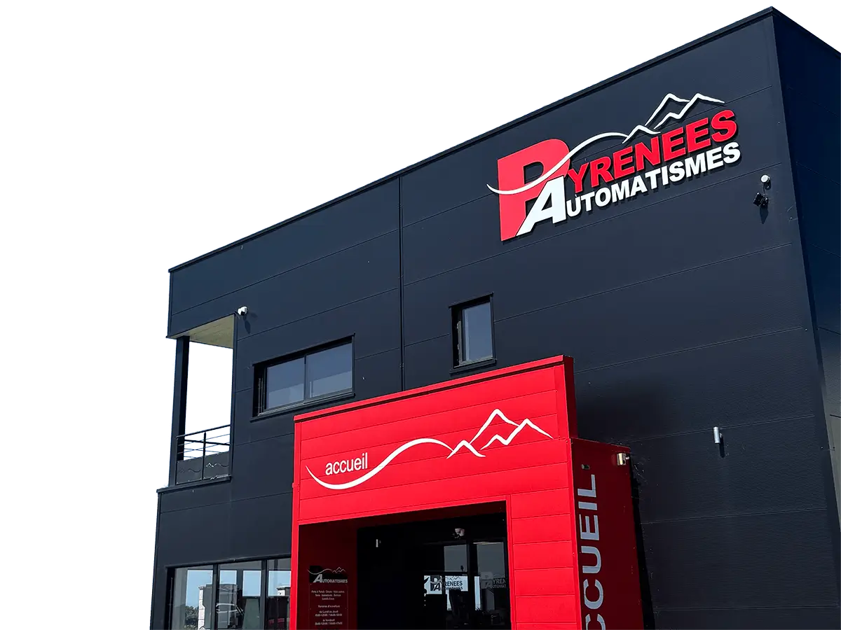 Façade des locaux de Pyrénées Automatismes